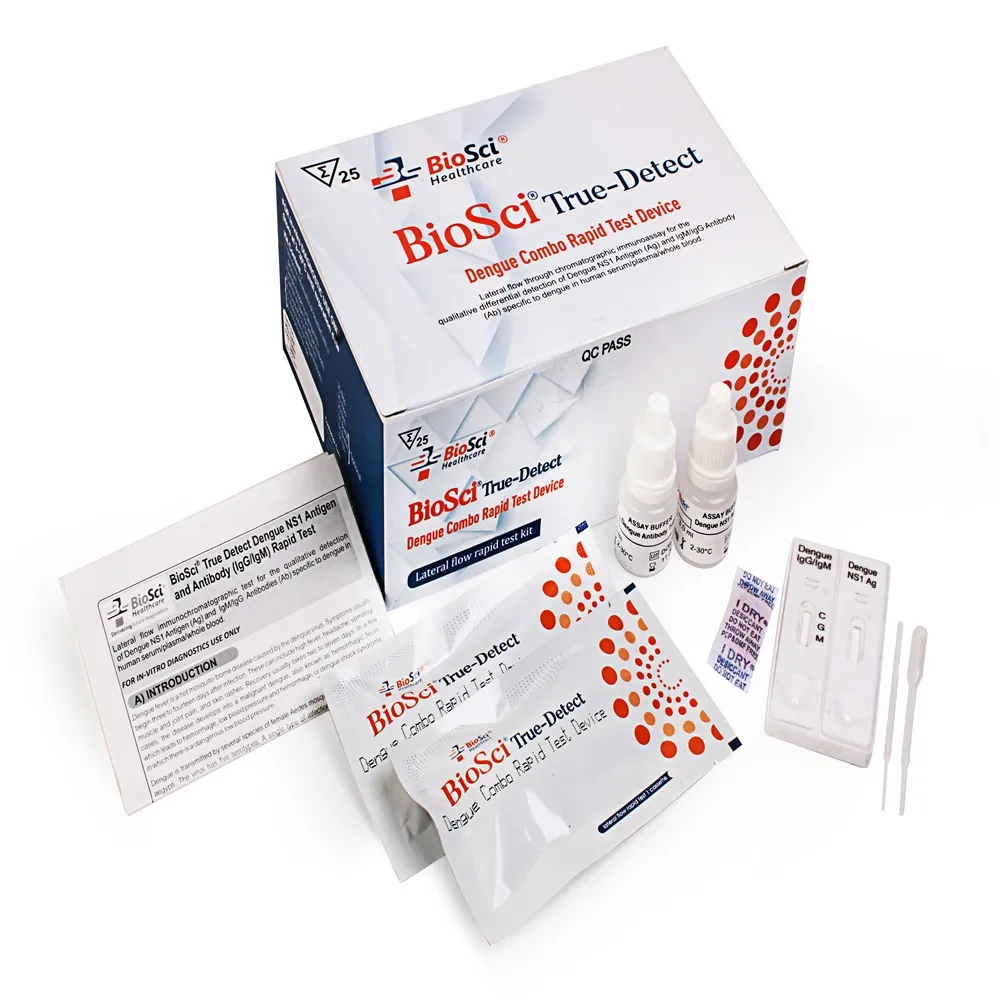 BioSci True-Detect Dengue Duo NS1 AG + IgG & IgM Rapid Test Kit